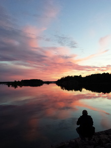 Solnedgang