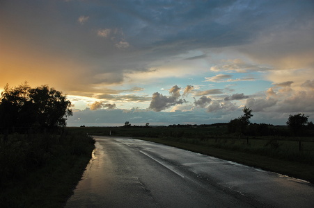 Solnedgang