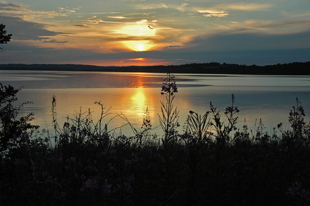 Solnedgang