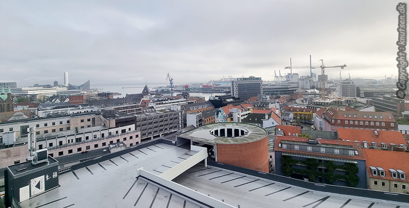Udsigt fra Salling Rooftop i Aarhus