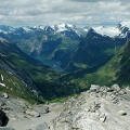 Dalsnibba udsigt over geirangerfjord