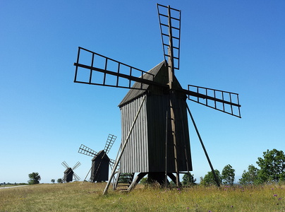 3 møller på række
