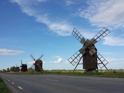 5 Møller på stribe