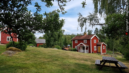 Katthult-gården i Småland, Sverige